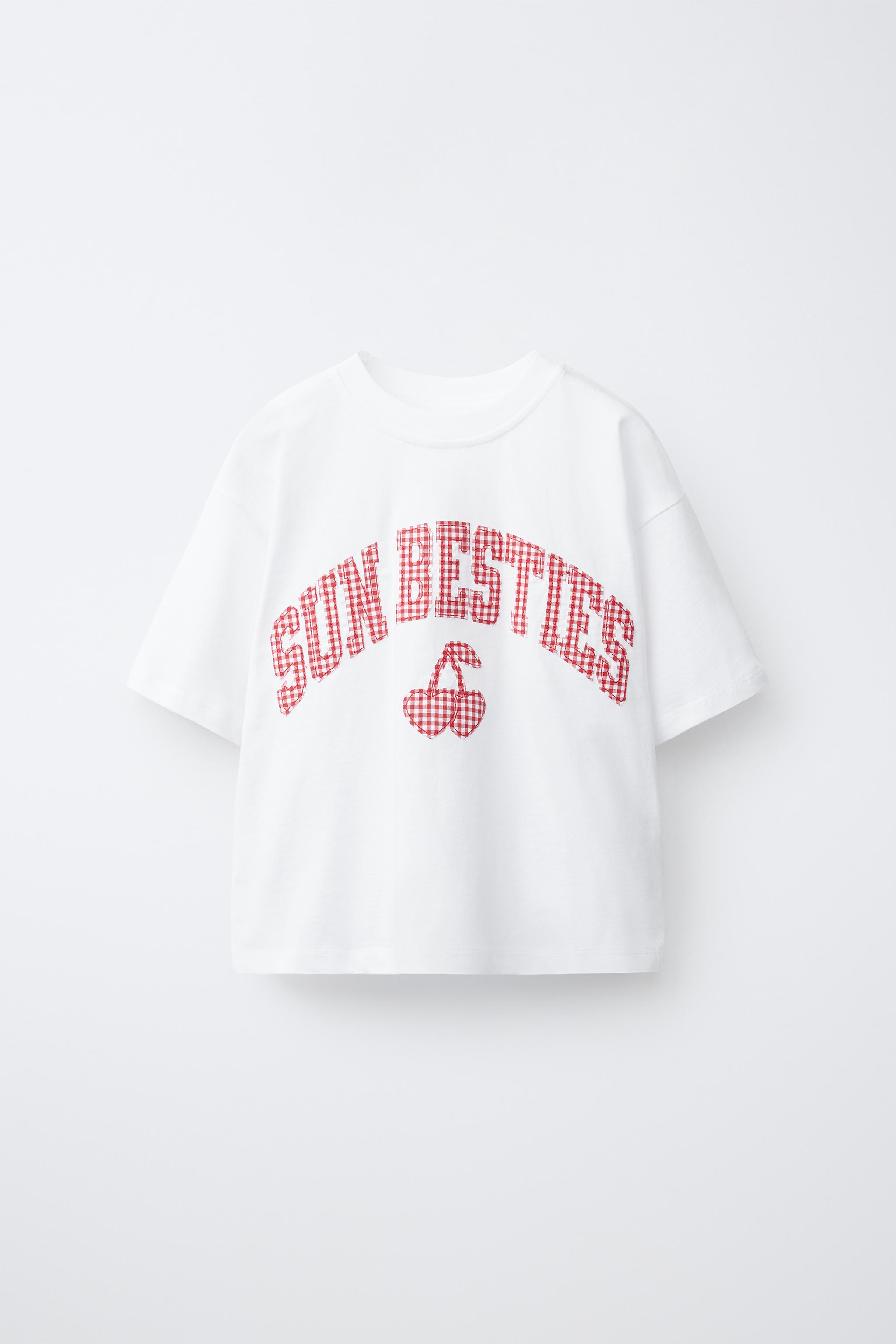 GINGHAM PATCH T-SHIRT